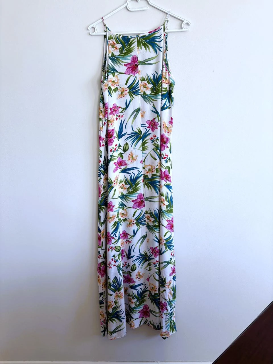 Vestido longo tropical da Queen's – estampa floral colorida – tamanho M – photo 8